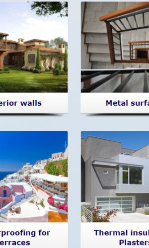 Color varnishes, decorative paints and  insulating wall paints Photos